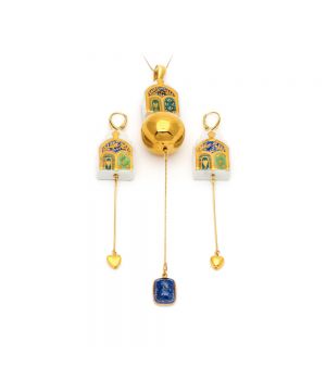  "Houses of Happiness & Love" Earrings, fig. 2 