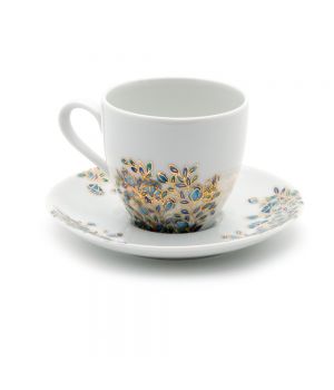  Cup with Saucer "Golden Hills" blue pattern, fig. 1 
