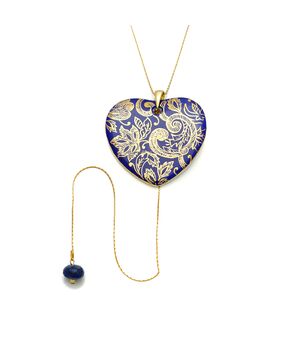  Heart Pendant Necklace with Charm, fig. 1 