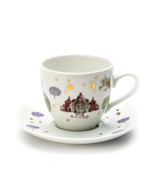  Cup and Saucer "Pour Ma Petite" #2, fig. 1 