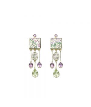  "Nisa" Earrings with Amethysts and Peridots, fig. 1 