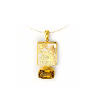  Rectangle Pendant with Citrine, fig. 1 