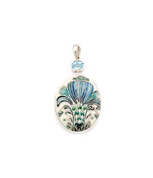 Pendant "Golden Palm" with Topaz, fig. 1 
