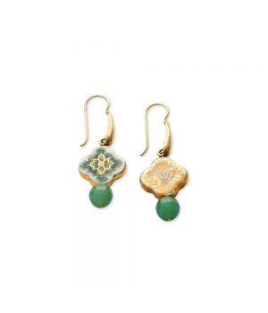  Cross Earrings with Jade "Byzantium", fig. 2 