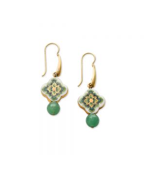  Cross Earrings with Jade "Byzantium", fig. 1 