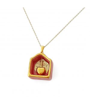  Pendant/March Memento Duo House Gold Heart "Tree of Life", fig. 1 