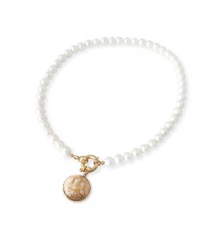 Pearl Necklace with Icon Pendant "Deep In The Ocean", fig. 1 