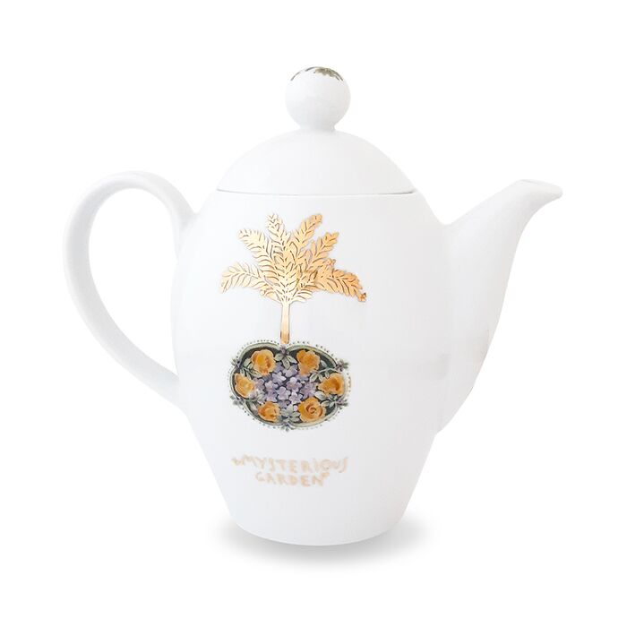  Teapot Panther Orange Flowers "Mysterious Garden", fig. 2 