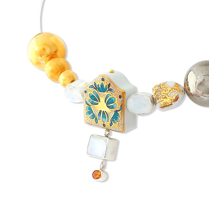  Journey from Brazil to Bali Statement Necklace "The Journey", fig. 1 